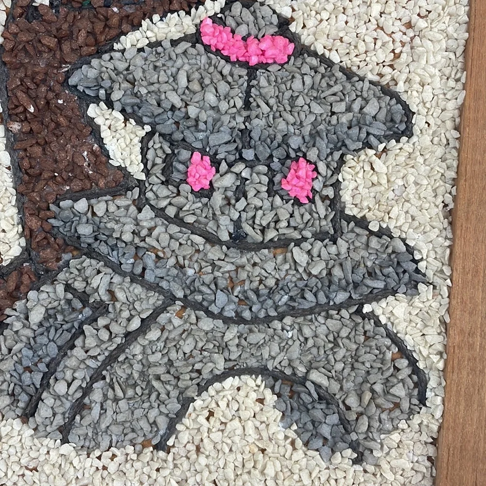 Vintage MCM Gravel Bonsai/agate tree art - Picture 3 of 8